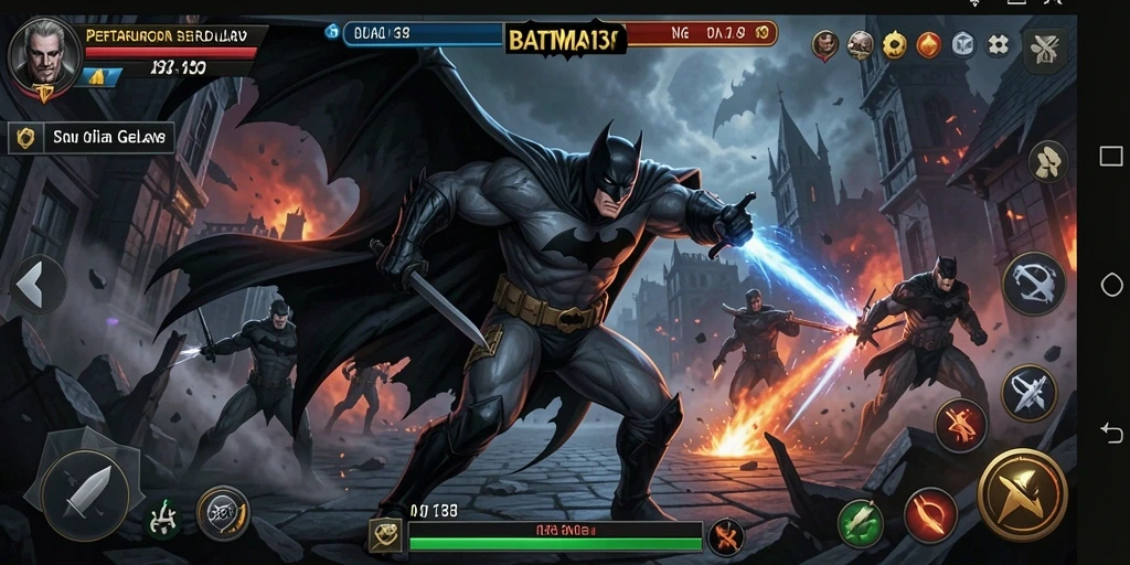 Tampilan seru pertarungan dalam BATMAN138 yang memukau.