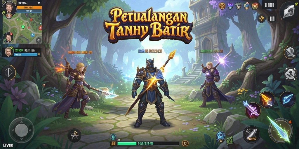 Tampilan gameplay BTV168 yang menakjubkan dalam dunia MMORPG.