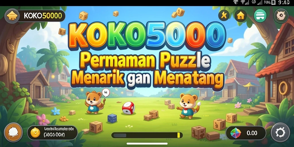 Tampilan gameplay KOKO5000 yang menantang dan menyenangkan.