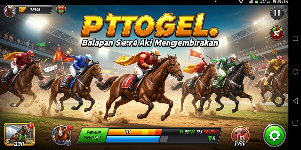 Tampilan seru dari gameplay balapan PTTOGEL yang mendebarkan.