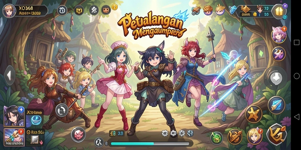 Gameplay XO368 yang penuh aksi dan karakter anime yang menakjubkan.