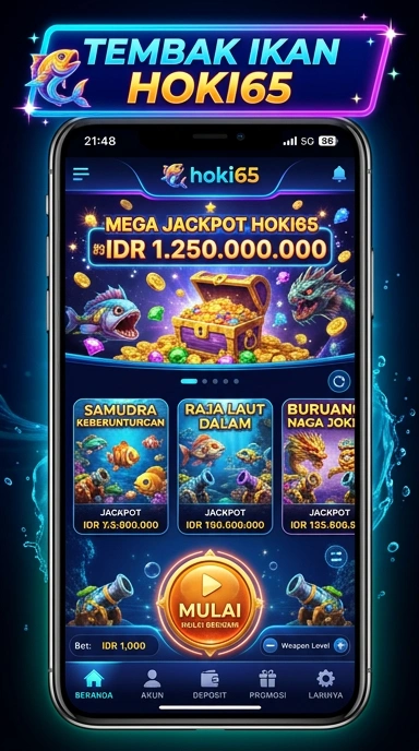 Tampilan antarmuka aplikasi hoki65 yang user-friendly.